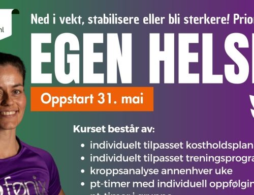 NYTT! Livsstilsendringskurs – oppstart 31. mai